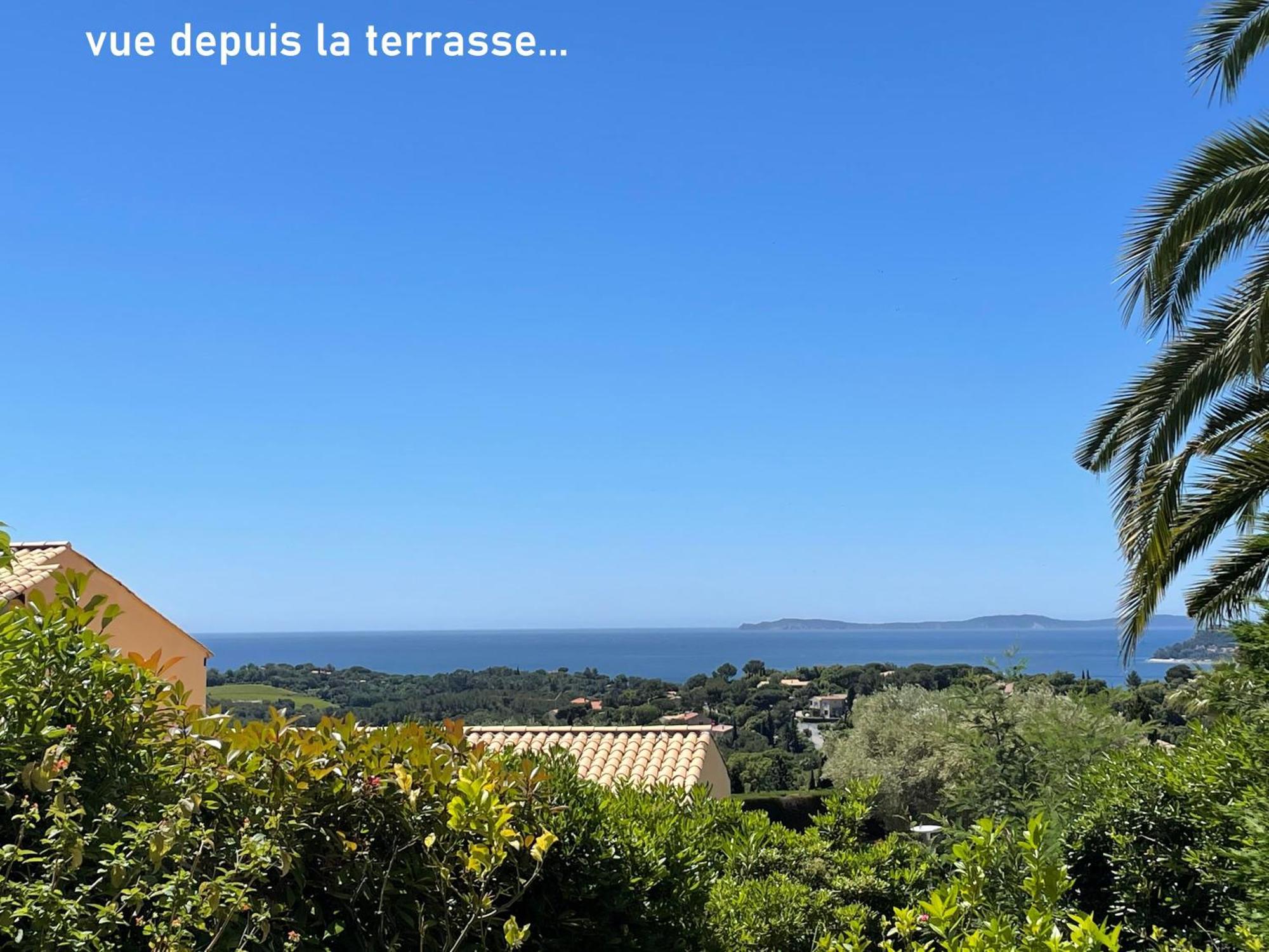 Appartement Rdc Terrasse Vue Panoramique Mer La Croix-Valmer Exterior photo